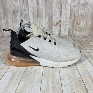 Nike‎ Air Max 270 Sneakers Running Shoes Athleisure White Black Size 8.5